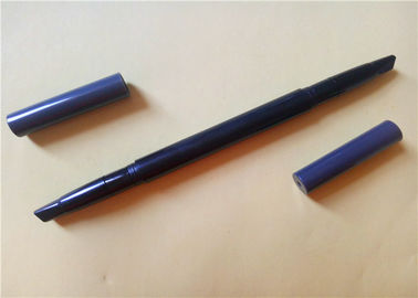 El doble terminó el lápiz de ceja auto cualquier adaptable de la forma delgada del color prolongado
