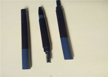 Lápiz de ceja automático de la prenda impermeable del ABS con el tubo del cepillo que empaqueta el ISO