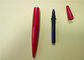 El lápiz plástico del lápiz de ojos del ABS vacío con el acero modificado para requisitos particulares colorea 126.8m m largo