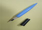 Lápiz de ojos del lápiz de la prenda impermeable del plástico de los PP, longitud azul del lápiz 126.8m m del lápiz de ojos