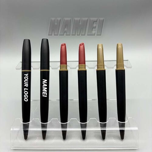 Últimas noticias de la empresa sobre Lucha contra el embalaje homogéneo de la pluma Eyeliner! E-858 Tubo de pluma Eyeliner de doble extremo con 3 diseños originales diferenciados