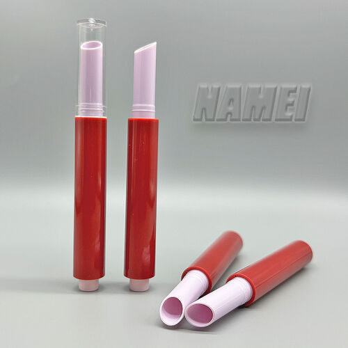 Últimos blogs de la empresa sobre Balsamo labial y crema de color rojo personalizado tubo de palillo E‐903A E‐903B, con cáscara externa intercambiable 2g Contenedor de lápiz cosmético
