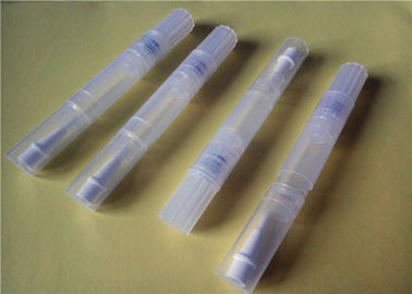 Material plástico del lápiz corrector del cepillo del lápiz del color adaptable transparente principal del palillo