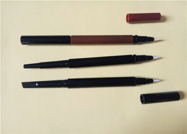 Un buen precio. ABS impermeable con doble extremo EyeLiner lápiz de embalaje Impresión de serigrafía en línea