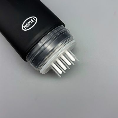 Un buen precio. Embalaje de aceite de crecimiento del cabello de plástico de color personalizado con aplicación de peine Contenedor de colorante de cabello Botella de pluma en línea