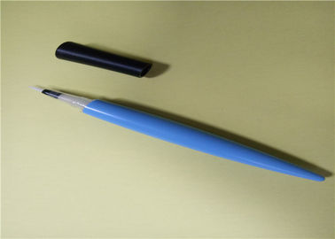 Un buen precio. PP plástico impermeable lápiz de ojos, azul lápiz de ojos 126.8mm de longitud en línea