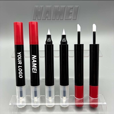 Un buen precio. Sombras de ojos de tubos personalizados de etiqueta privada de doble cabeza vacío Contenedor bonito Sombras de ojos de tubos de eyeliner de tubos de eyeliner vacío en línea
