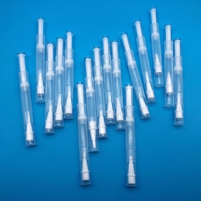 Un buen precio. Etiqueta personalizada Pluma de envase cosmética transparente Contenedor de embalaje 2Ml 4ML Pluma de aceite de uñas de plástico de tubo de aceite de piel en línea