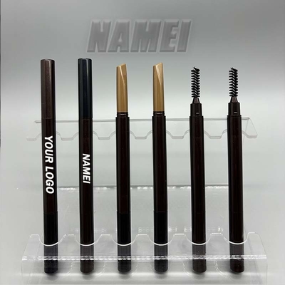 Un buen precio. Etiqueta privada Universal Pluma de cejas portátil Pluma de maquillaje de cejas tubo Pluma de cejas de doble extremo Pluma de cejas personalizada Contenedor en línea