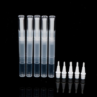 Un buen precio. 2 ml 4 ml de tubo de brillo labial vacío Contenedor de aceite de cutícula Polvo de uñas maquillaje Accesorios Twist Pen con cepillo en línea