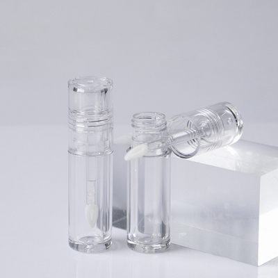 Un buen precio. Contenedor de brillo labial transparente sólido vacío contenedor de brillo labial cilindro tubos de brillo labial al por mayor en línea