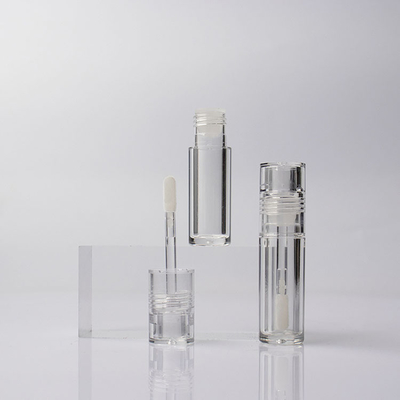 Un buen precio. Tubo de esmalte labial sólido totalmente transparente Contenedor de brillo labial vacío cilindro Tubos de brillo labial vacío en línea