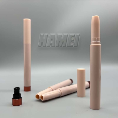 Un buen precio. Logotipo personalizado Sombras de ojos Envase de cosméticos Contenedor Sombras de ojos Embalaje Pluma de línea de cabello 2 en 1 diseño en línea