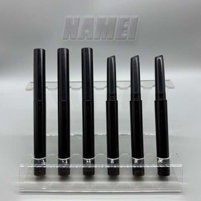 Maquillaje cosmético de marca privada brillo duradero multicromado sombra de ojos vacío palo sombra de ojos tubo de lápiz