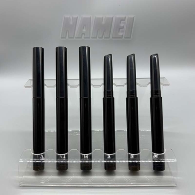 Un buen precio. Maquillaje cosmético de marca privada brillo duradero multicromado sombra de ojos vacío palo sombra de ojos tubo de lápiz en línea