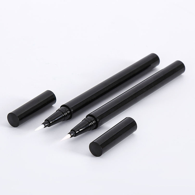 Un buen precio. Cosmetic packaging material for thin Eyeliner pen thin liquid Eye line pencil with steel beads empty black container en línea