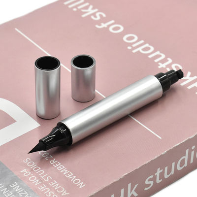 Un buen precio. Customize Empty Double Head 2 In 1 Liquid Winged Eyeliner Stamp Pen Tube Eye Liner Packaging Pencil Container en línea