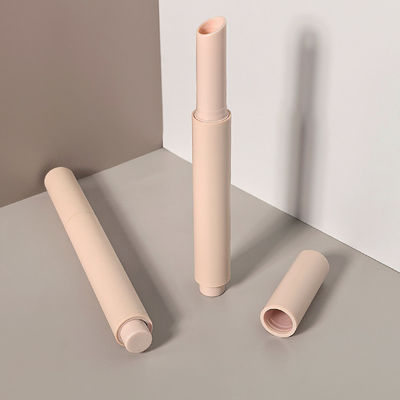 Un buen precio. Botón de fondo de bisel cilíndrico tubo de lápiz labial tubo de esmalte labial recipiente de prensa tipo tubo de lápiz labial material de embalaje en línea