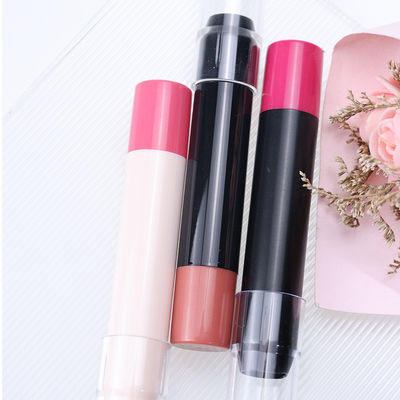 Un buen precio. Embalaje de tubos de color rojo redondo vacío lápiz de colores lápiz labial sombra de ojos en línea