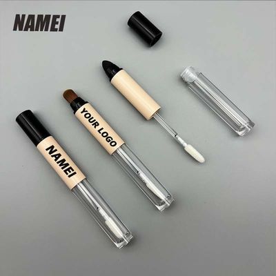 Un buen precio. NOMBRE E Modelo Gloss de labios vacíos / tubos de brillo de labios lindos rellenos y personalizables en línea