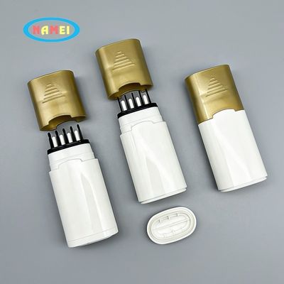 Un buen precio. Por mayor Negro Buena Conductividad de líquido Color del cabello Bastón de embalaje de algodón Cuidado del cabello de plástico tubo de bastón del cabello en línea